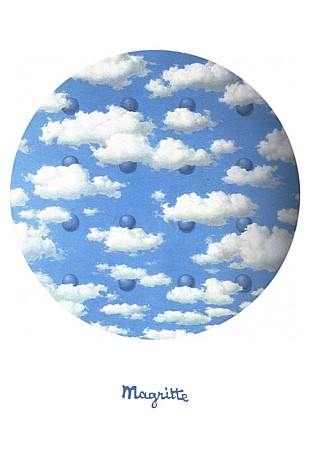 Nuages et Grelots schilderij Magritte Langer
